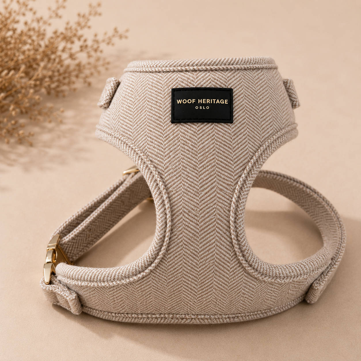 Twill hundesele - Sand